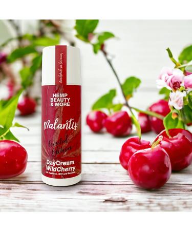  Malantis Malantis DayCream WildCherry Day Cream with Hyaluronic Acid Q10 & Squalane 50ml - Buy Online on GoSupps.com