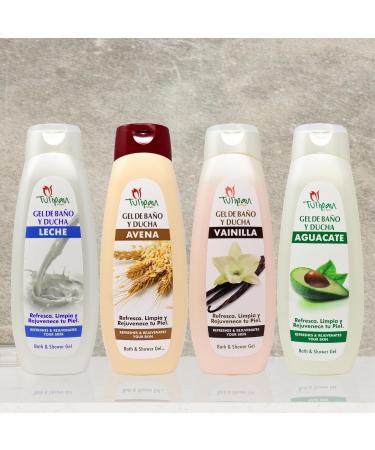 Tulipan de Espana Bath & Shower Gel Oatmeal 25.3 FL OZ - Buy Online on GoSupps.com