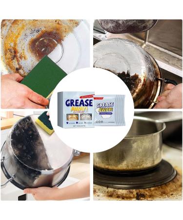 FOCCAR Kitchen All Purpose Cleaning Powder - Kitchen Cleaning Powder 150g Degreaser Cleaner Heavy Duty For Pots And Pans Oil Stain Grease Remover For Range Hood Oven - Buy Online on GoSupps.com