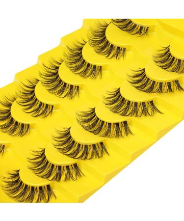 Faux Mink Wispy False Eyelashes - Natural Look Doll Eye Extension Lashes - 15mm Pack - Buy Online on GoSupps.com