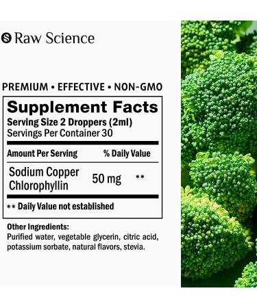 Organic Chlorophyll Liquid Drops for Energy Boost & Immune Support - Made in USA | Fast Absorbing & Detox Supplement - Non GMO Vegan Formula - Buy Online on GoSupps.com