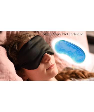 Silicone Blue Gel Pack Insert for Sleep Masks - Cold Compress & Heat Therapy - 2 Pack - Buy Online on GoSupps.com