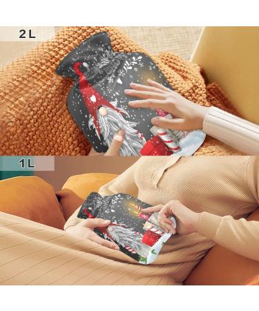 Buy Christmas Dwarf Candles & Hot Water Bottles | Pain Relief Heat Bags for Women Girls & Kids - 1L - Buy Online on GoSupps.com