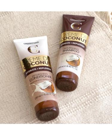 Cr me de Coconut & Keratin Nourishing Conditioner - 250ml | Moisturizing Hair Care for All Hair Types | International Shipping Available - Buy Online on GoSupps.com