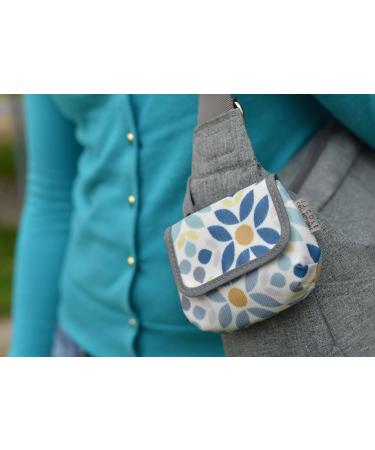 Buy JJ Cole Pacifier Holder - Cream/Black Prairie Blossom | International Shipping Available - Buy Online on GoSupps.com