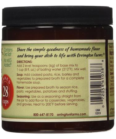 Orrington Farms - Vegan Beef Flavored Broth Base  6 oz. 6 Ounce (Pack of 1) - Buy Online on GoSupps.com