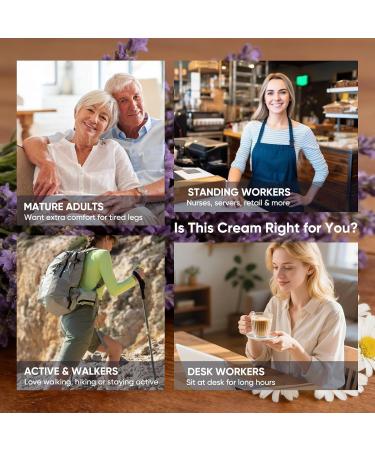 Neuropathy Cream Nerve Relief Lotion with Magnesium Chloride and Pure Ingredients for Foot & Leg Care Fast-Absorbing Non-Greasy Formula 120ml - Buy Online on GoSupps.com