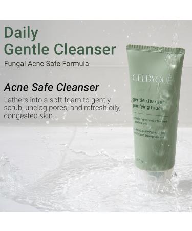 CELDYQUE Gentle Cleanser Purifying Touch Centella Tea Tree & Green Tea | AHA BHA PHA Exfoliating Face Wash for Sensitive Acne-Prone Skin | Calming Pore Purifying Korean Cleansing Foam 5.07 fl oz - Buy Online on GoSupps.com