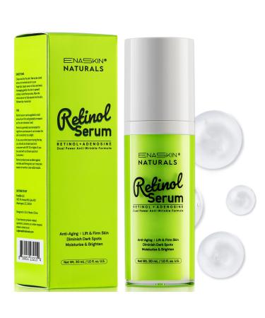 Anti-Wrinkle Retinol Serum for Face: Anti Aging Firming Skin Treatment with Hyaluronic Acid & Collagen - Deep Hydration Facial Care for Women Over 30,Daily & Night Use, 1.0 fl.oz 1 Fl Oz (Pack of 1)