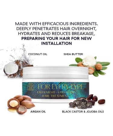 Overnight Hair Treatment for Reduced Breakage & Deep Conditioning | For Black Women | Pre-Installation Braid Down Mask - Buy Online on GoSupps.com