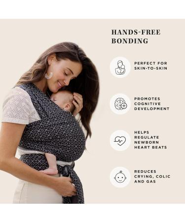 MOBY Mosaic Classic Baby Wrap Carrier - 100% Cotton, Breathable & Stretchy - Buy Online on GoSupps.com