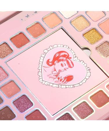 Eyeshadow Palette Long-Lasting and Fondant 32 Colours Make-Up For Women Teenagers Adults Beginners Travel Home Daily Shuttle Meetings and - Buy Online on GoSupps.com