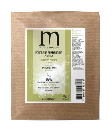 Poudre de shampooing cheveux gras Mulato 25g