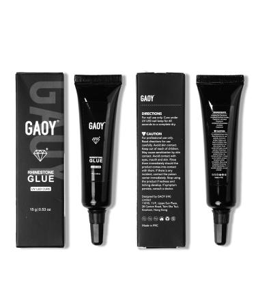 GAOY Rhinestone Glue for Nails - 15g UV Nail Gem Gel for 3D Nail Art Charm & Jewel Decoration - Buy Online on GoSupps.com