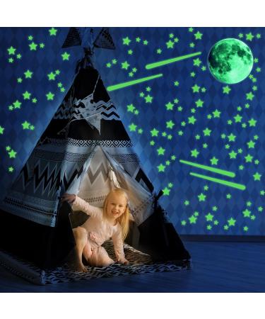 Ezigoo Glow in The Dark Stars Stickers - 476Pcs Luminous Decals for Kids Bedroom - Adhesive DIY Wall Stickers for Nursery Room - Ceiling Glow in The Dark Stickers for Baby Toddler Children - Buy Online on GoSupps.com