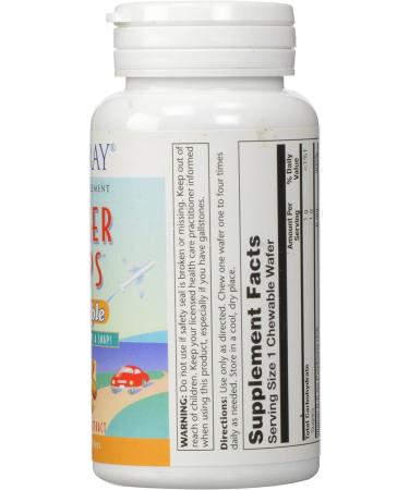 Solaray Ginger Trips Chewable Wafers  67mg  60 Count - Buy Online on GoSupps.com