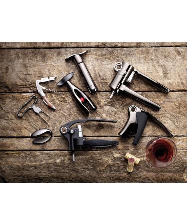 Le Creuset Lever Corkscrew and Foil Cutter Wine Accessory Gift Set For All Cork Types LM-250 Satin Chrome 49005000000100 Lm250 Silver - Buy Online on GoSupps.com