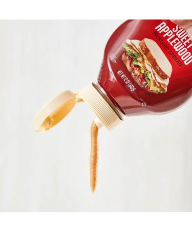 FRENCH'S Creamy Sweet Applewood Mustard 325mL Case Pack 8 Count Yellow Mustard 1 Count (Pack of 8) - Buy Online on GoSupps.com