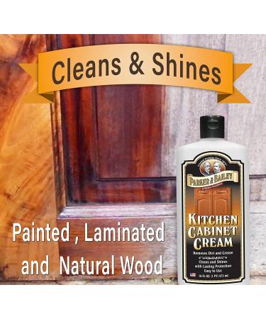 Parker and Bailey Kitchen Cabinet Cream 16 oz - Wood Cleaner and Grease Remover - Buy Online on GoSupps.com
