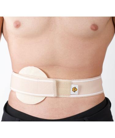 Armor Adult Umbilical Hernia Truss Support Belt for Relief of Abdominal Pain and Pressure, Stretchy Elastic Tummy Control Comfort for Men and Women, Size 3X-Large XXX-Large