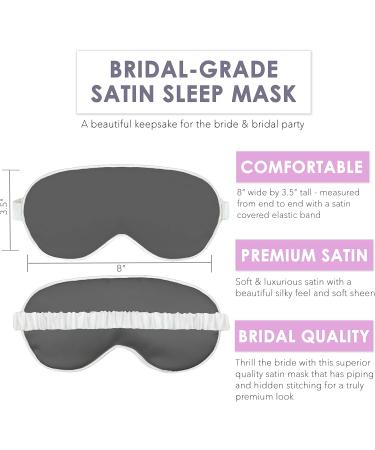 Same Penis Forever Bachelorette Party Favor - Silver Sparkle Floral Sleep Mask for Bridal Showers - Buy Online on GoSupps.com