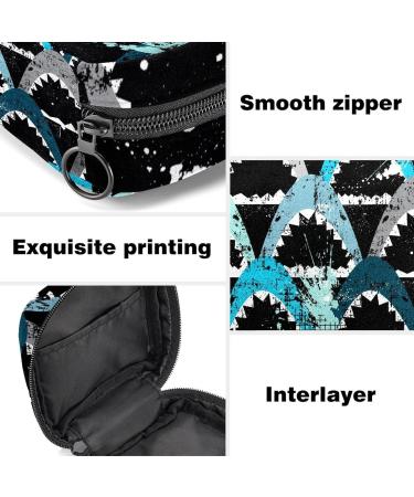 Stylish Shark-Tongue Menstruation Pad Bag with Zipper - Women's Tampon & Napkin Collective Bag | Ideal for Girls - Buy Online on GoSupps.com