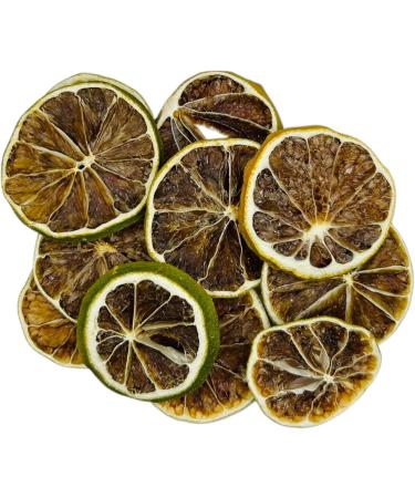  AgoraMarket Premium Dried Lime Slices 25g - 1.95kg - 100% Natural Edible Citrus Garnish for Cocktails Teas & Pastry - Citrus aurantiifolia (85g) - Buy Online on GoSupps.com