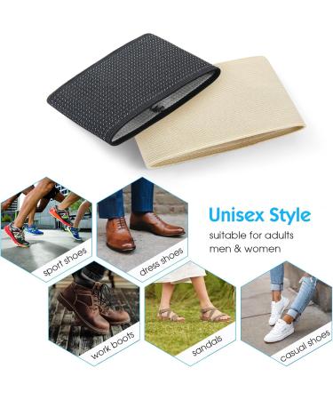 4 Pair Plantar Fasciitis Relief Arch Support - Gel Pads & Compression Sleeves for Flat Feet (Men & Women Size L White) - International Shipping Available - Buy Online on GoSupps.com