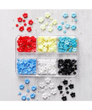 Photography Nail Decor Three-Dimensional with Steel Ball Lightweight Small Flowers Nail Decoration for Women Manicure Decor Fashion - Buy Online on GoSupps.com