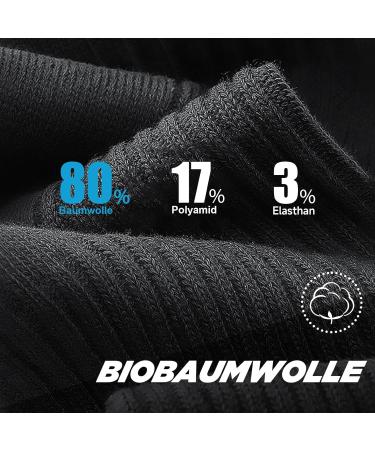 Buy Tunstc Men's Sneaker Socks | Cotton Running Socks 6 Pair (39-42 43-46 47-50 35-38) - Breathable & Slipproof Sports Socks - Buy Online on GoSupps.com
