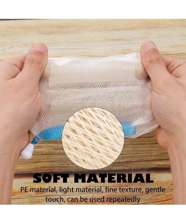 20 Pack Nylon Soap Bags with Cord Pull - Versatile Mesh Bags for Facial Cleaning Body Peeling & Bath Accessories (10 Colors) - Buy Online on GoSupps.com