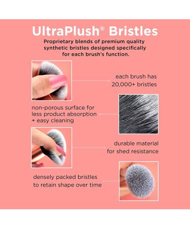 Real Techniques Eye Shade & Blend Trio: Vegan & Cruelty-Free 3-Piece Set for Eyeshadow, Liner, and Brow Grooming - Buy Online on GoSupps.com