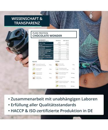 Buy Brandl Vegan Protein 4K - Chocolate Wonder 1000g | Dairy-Free & No Artificial Sweeteners | Premium Vegetable Protein Powder for Vegans - Buy Online on GoSupps.com