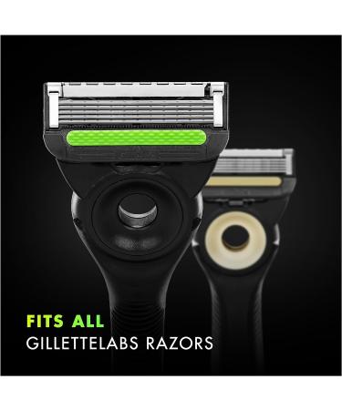 Gillette Labs Razor Blades Men Pack of 16 Razor Blade Refills Compatible with GilletteLabs with Exfoliating Bar and Heated Razor 16 count - Buy Online on GoSupps.com