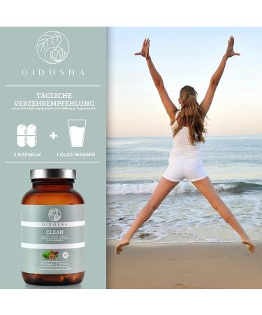 Qidosha Clean Liver Capsules - Best Seller 01/2024 | 120 Capsules with Glutathione Chlorella & More | International Shipping Available - Buy Online on GoSupps.com