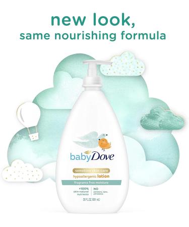 Baby Dove Sensitive Moisture Fragrance-Free Face and Body Lotion - 20 oz - Buy Online on GoSupps.com