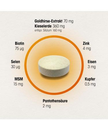 Dr. B hm Skin Hair Nails - 180 Tablets | Premium Vitamins & Nutrients for Healthy Skin Hair & Nails with Biotin Zinc Selenium & Silicon - Buy Online on GoSupps.com