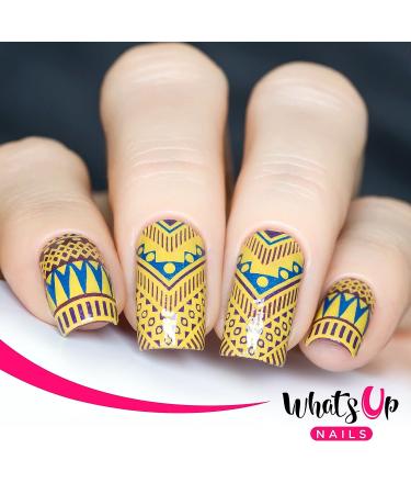 Whats Up Nails B009 Lost in Aztec Stamping Plate - Nail Art Design Essential - Buy Online on GoSupps.com