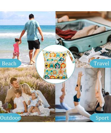 Fenfang Diaper Pocket Wetbag - 3 Reusable Waterproof Laundry Bags for Cloth Diapers & Kindergarten - Orange Organizer - Buy Online on GoSupps.com
