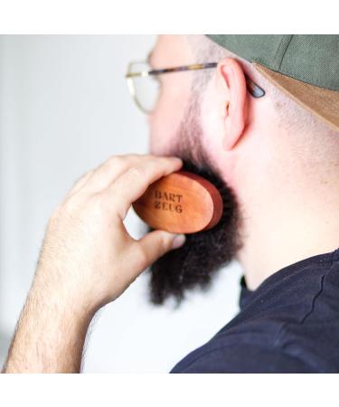 Barteitzeug Bartbrush - Gro (9.5 x 5cm) | Wild Boar Bristles & Pear Tree Wood | Daily Beard Care for Soft Smooth Beards - Buy Online on GoSupps.com