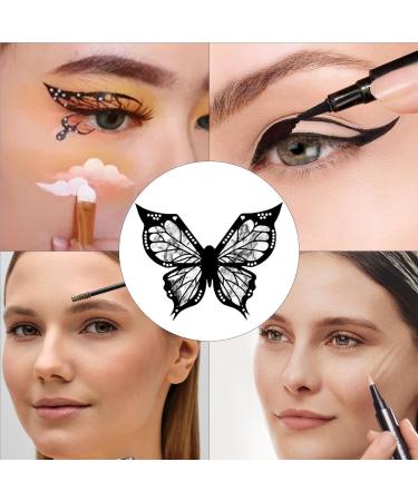 Eyeliner Stencils Professional Eyeliner Stamp Fast Precision Reusable Waterproof Stencil for Home Travel Girls Women Beginners Professionals - Buy Online on GoSupps.com