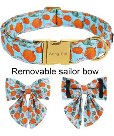 Cute Adjustable Blue Pumpkin Dog Collar for Halloween - XL Pack of 1 | Pet Hall Band - Buy Online on GoSupps.com