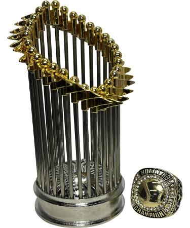 Express Medals Champion Baseball Trophy & Gold Championship Ring Set with Gift Box - Tournament Award Presentation - Buy Online on GoSupps.com