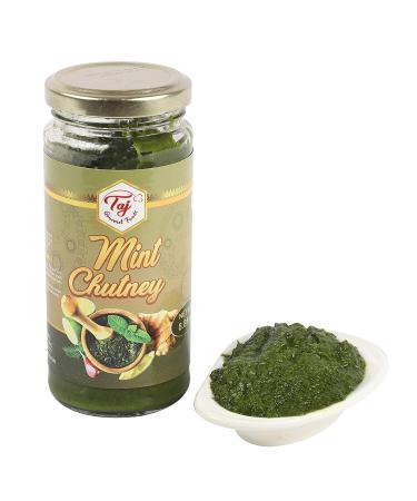 Taj Gourmet Mint Chutney 250g (8.8oz) - Authentic Indian Flavor | Shop Now! - Buy Online on GoSupps.com