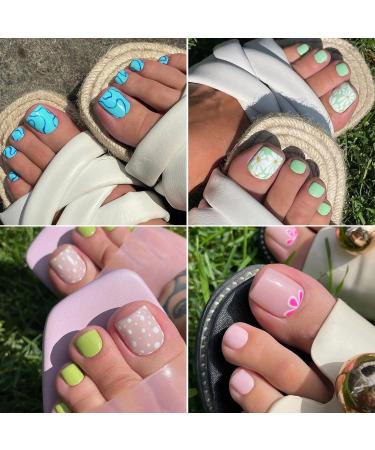 gootrades Soft Gel Toe Nail Tips for Soak Off Gel Extension - 360pcs, Clear False Toenails for Home DIY Manicure - 12 Sizes - Buy Online on GoSupps.com