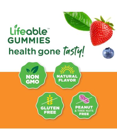 Lifeable Calcium with Vitamin D Kids + Vitamin D Kids Gummies Bundle - Great Tasting Vitamin Supplement Gluten Free GMO Free Chewable Gummy - Buy Online on GoSupps.com