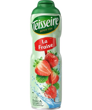 Teisseire Strawberry Syrup for Refreshing Drink Cocktails Recyclable Container 6x60cl - Buy Online on GoSupps.com