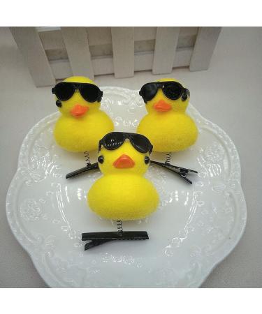 Duck Plush Hairpin | Duck Plush Hair Clips Hairpin Pins | Yellow Duckling Hair Clip Hair Accessories for Girls Women - Buy Online on GoSupps.com
