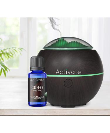 Activate Coffee Bean Organic Essential Oil 100% Pure - USDA Certified Premium Aromatherapy Oil 10ml - Buy Online on GoSupps.com