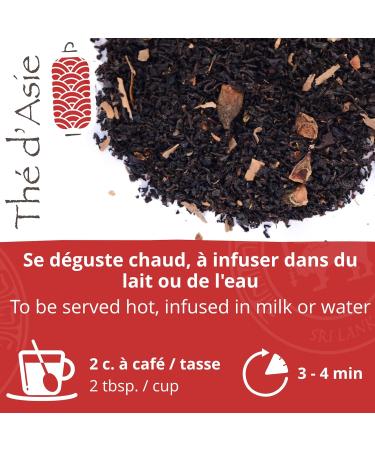  Khla KHLA Organic Black Chai Tea with Ceylan Cinnamon Badiana Clove - Loose Metal Box 90 g - Certified Organic Asian Tea - Buy Online on GoSupps.com